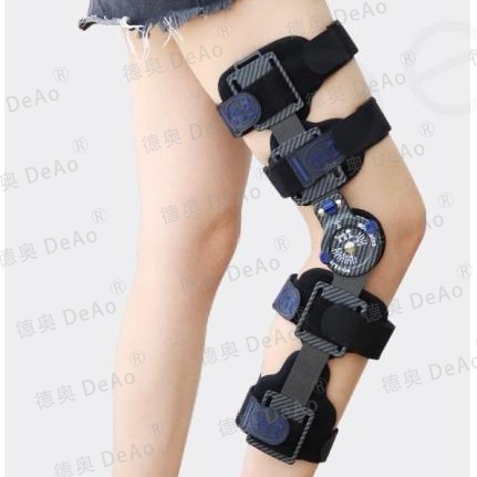 DA334-8  护膝(带锁定，碳纤，支条可调节)
